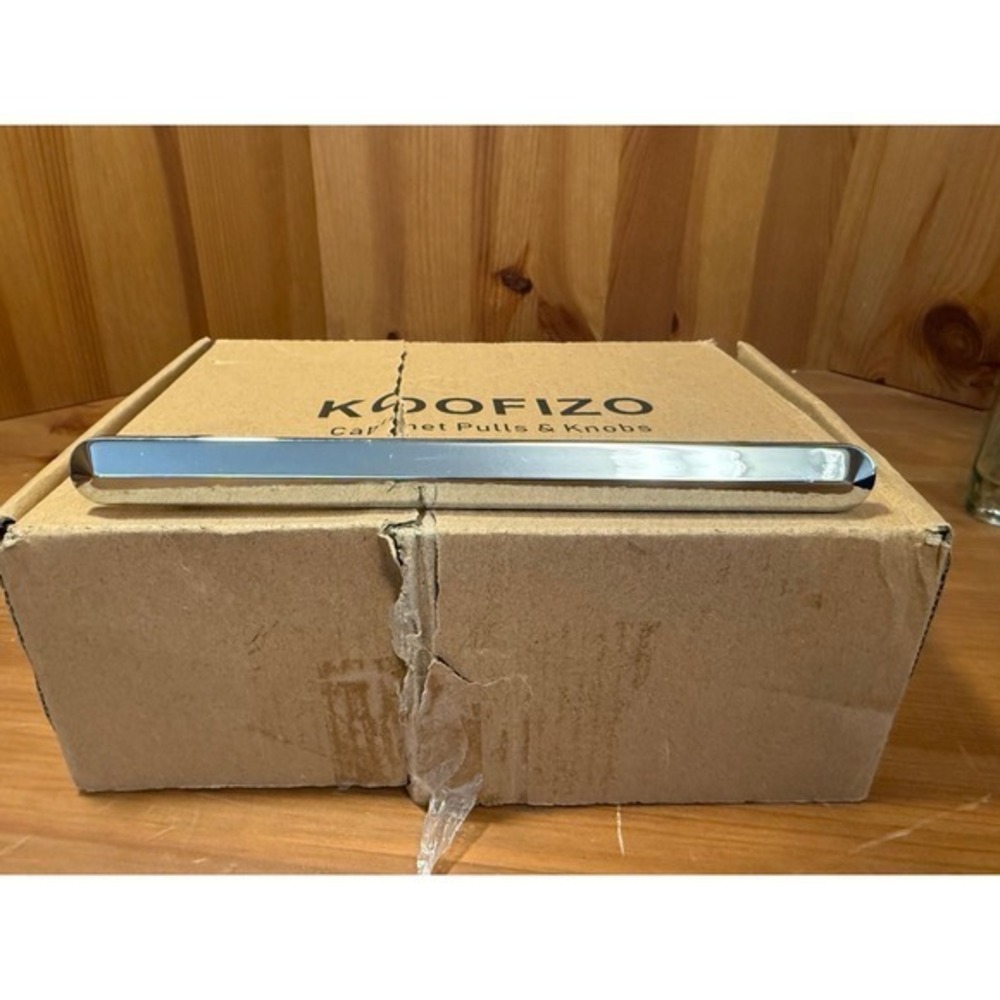 10 Modern Chrome Cabinet Drawer Pull Handle 6" Overall 5"‎ Center-to-Center